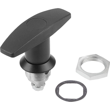 Kipp Quarter-Turn Lock, H=18, 5, Zinc K0526.1183